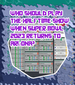 First halftime song odds