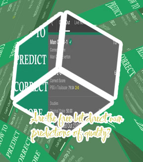 True correct score prediction